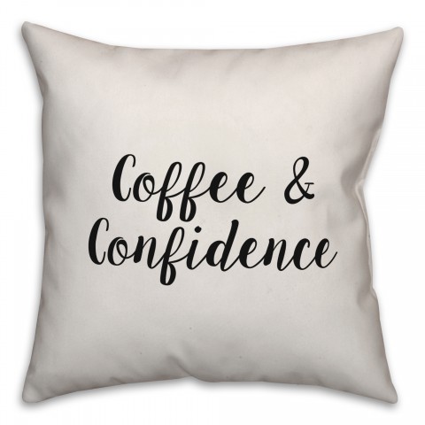 Coffee & Confidence Pillow
