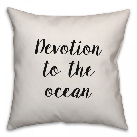 Devotion To The Ocean Pillow