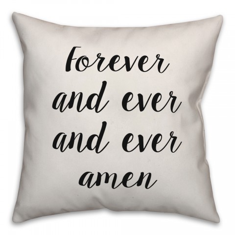 Forever Amen Pillow Cover