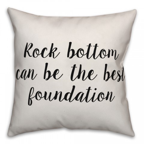 Rock Bottom Pillow