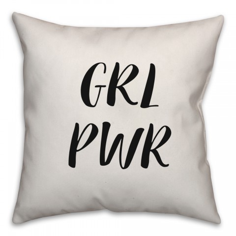 GRL PWR Pillow Cover