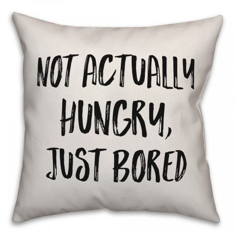 Not Actually Hungry Pillow Cover
