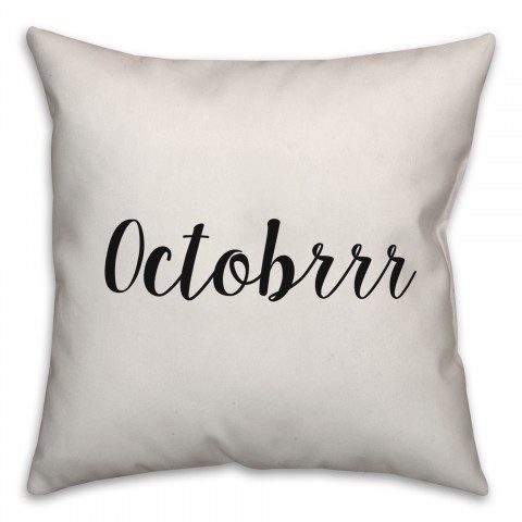 Octobrrr Pillow