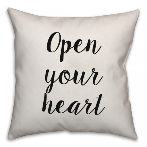 Open Your Heart Pillow