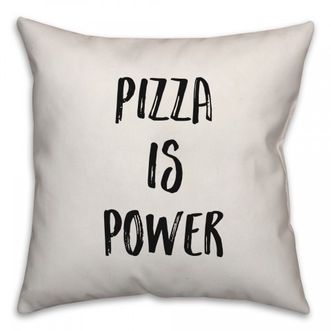 Pizza Is Power Pillow