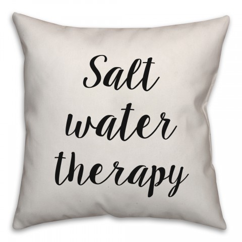 Salt Water Therapy Pillow Cover