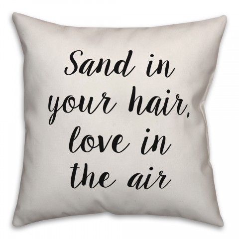 Salty State Of Mind Pillow Cover