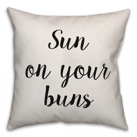 Sun On Your Buns Pillow