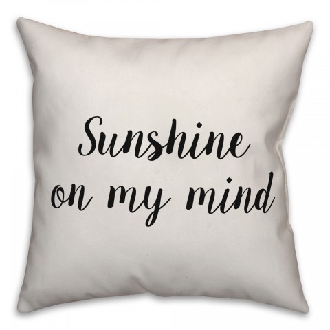 Sunshine State Of Mind Pillow