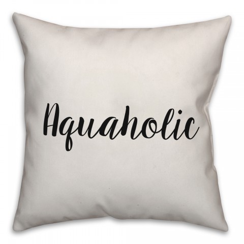 Aquaholic Pillow