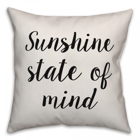 Sunshine State Of Mind Pillow