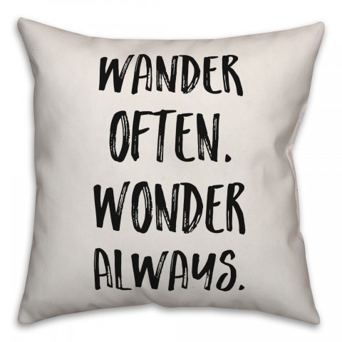 Wander Often Pillow