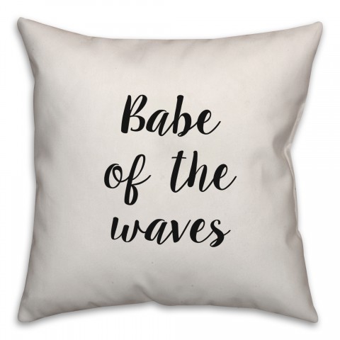 Babe Of The Waves Pillow