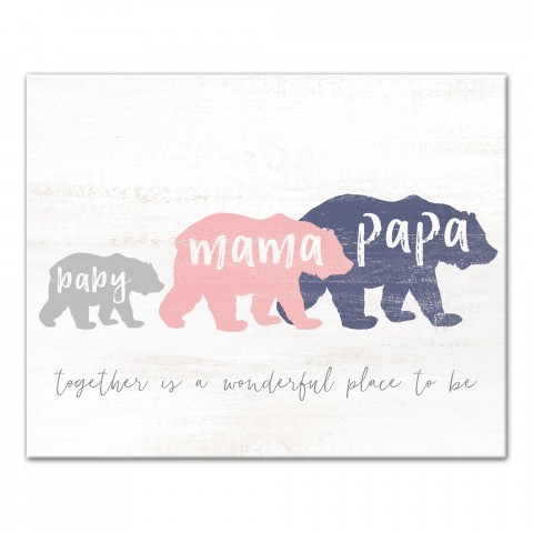 Together is a Wonderful Place to be 16x20 Canvas Wall Art