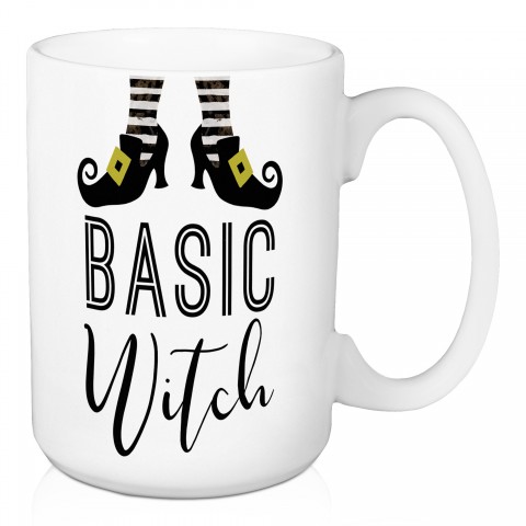 Basic Witch with Shoes 15 oz Mug