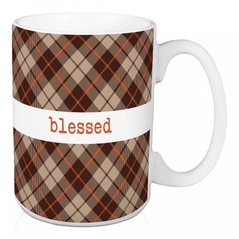 Grateful & Blessed 15 oz Mug