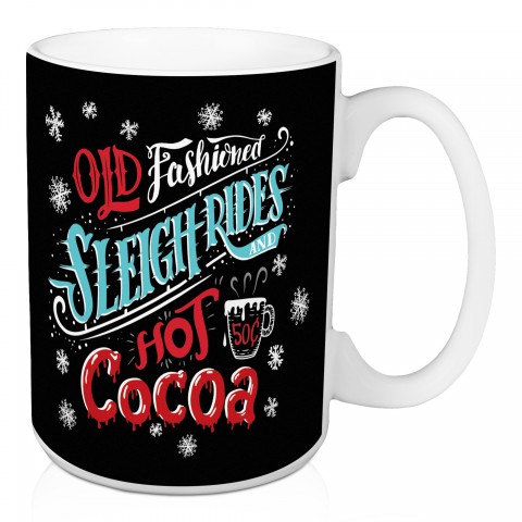 Old Fashioned Sleigh Rides 15 oz Mug