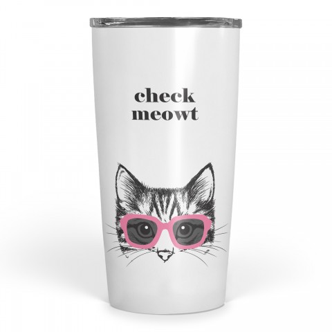Check Meowt 20 oz Tumbler