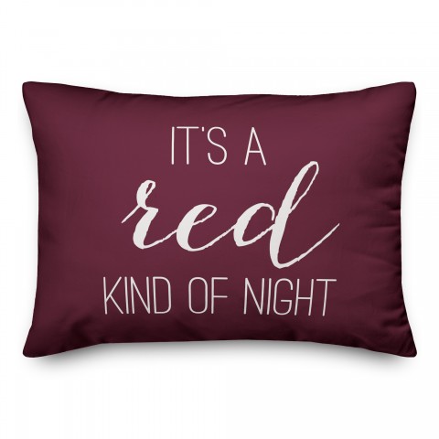 Is it a Red or White Night 14x20 Spun Poly Pillow