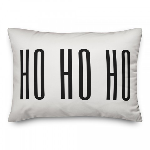 Ho Ho Ho 14x20 Spun Poly Pillow