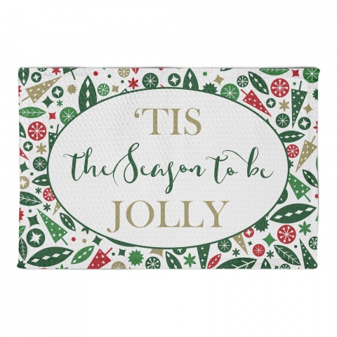Tis the Season to be Jolly 2x3 Area Rug