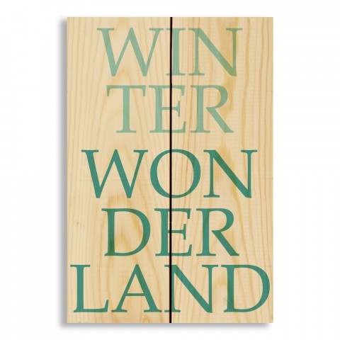 Winter Wonderland 7x10.5 Pallet Wood Art