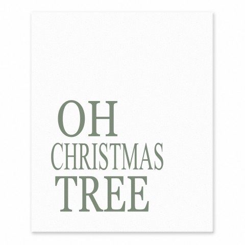Oh Christmas Tree 8x10 Canvas Wall Art