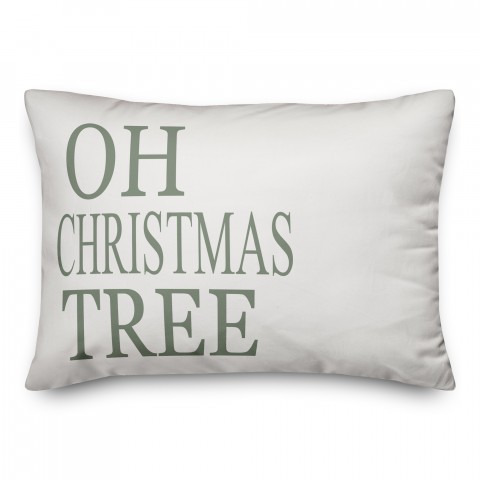 Oh Christmas Tree 14x20 Spun Poly Pillow