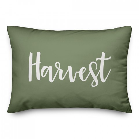 Harvest in Green 14x20 Spun Poly Pillow