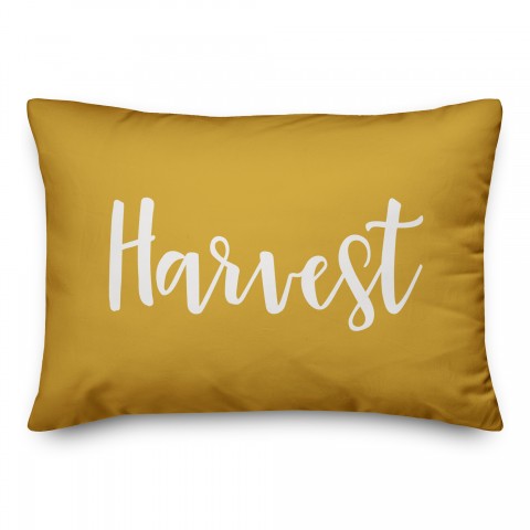 Harvest in Mustard 14x20 Spun Poly Pillow