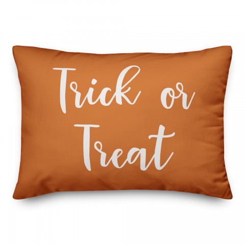 Trick Or Treat in Orange 14x20 Spun Poly Pillow