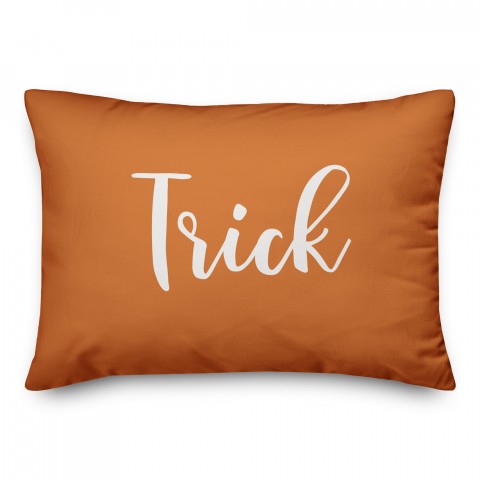 Trick in Orange 14x20 Spun Poly Pillow