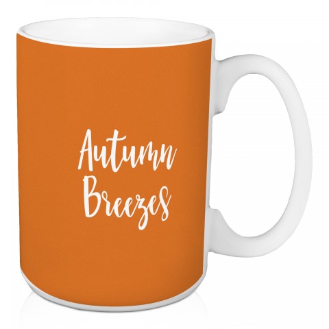 Autumn Breezes in Orange 15 oz Mug