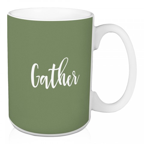 Gather in Green 15 oz Mug