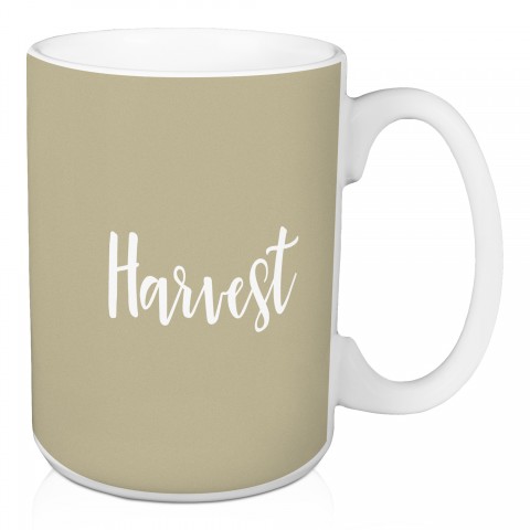 Harvest in Beige 15 oz Mug