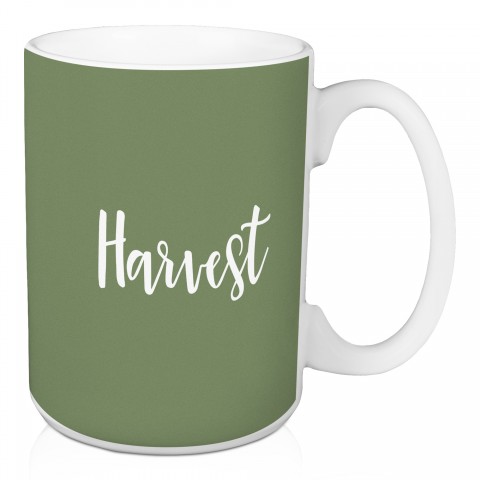 Harvest in Green 15 oz Mug