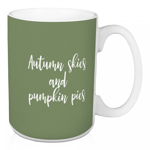 Always Be Thankful in Green 15 oz Mug
