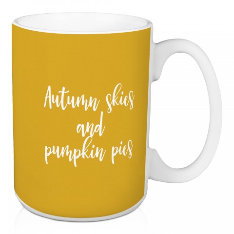 Always Be Thankful in Mustard 15 oz Mug