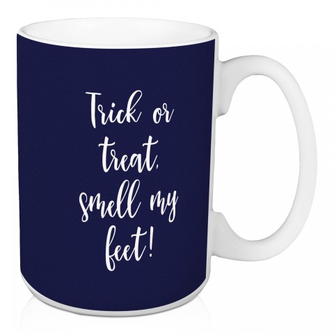 Autumn Skies And Pumpkin Pies in Navy 15 oz Mug