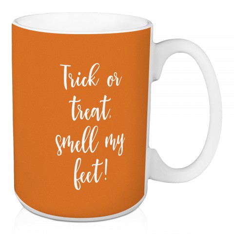 Autumn Skies And Pumpkin Pies in Orange 15 oz Mug