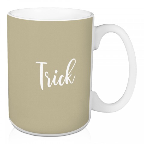 Trick in Beige 15 oz Mug