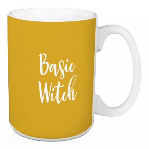 Basic Witch in Mustard 15 oz Mug