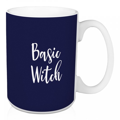 Basic Witch in Navy 15 oz Mug