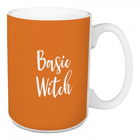 Basic Witch in Orange 15 oz Mug