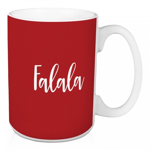 Falala in Red 15 oz Mug