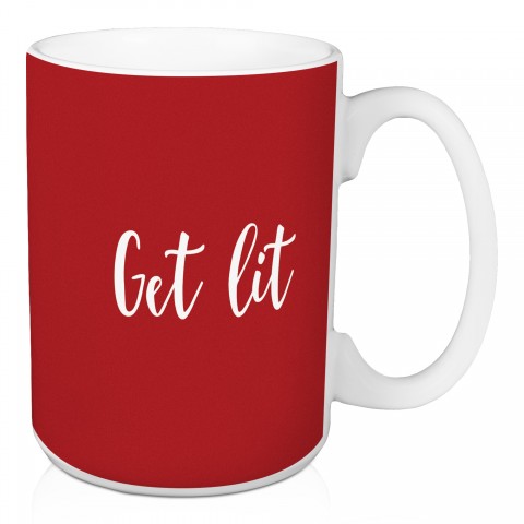 Get Lit in Red 15 oz Mug