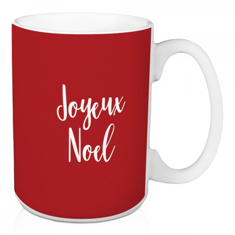 Joyeux Noel in Red 15 oz Mug