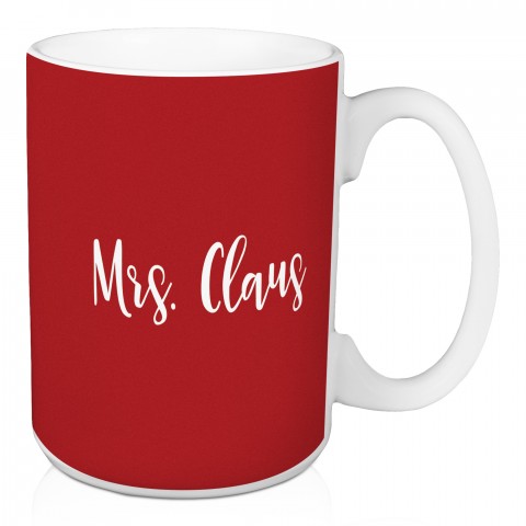 Mrs. Claus in Red 15 oz Mug