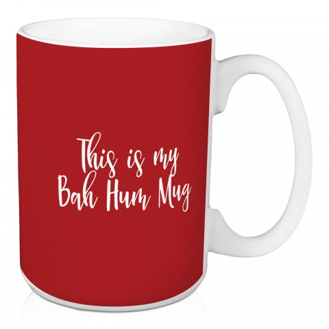 Bah Humbug in Green 15 oz Mug