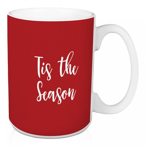 Tis The Season in Teal 15 oz Mug